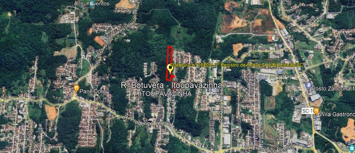 Imóvel 34.937,76m², R. Botuvera, S/N, Itoupavazinha, Blumenau - SC, 89066-360.