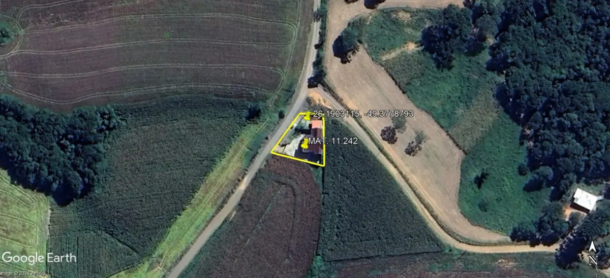 LOTE 0007 - casa na Estrada Boa Vista, 3071 - FRAGOSOS - CAMPO ALEGRE