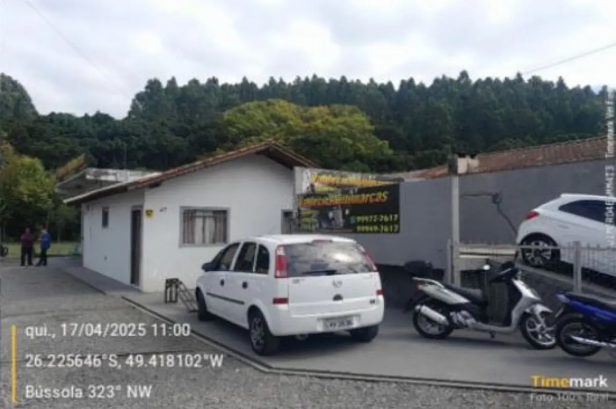 LOTE 0012 - Imóvel 378 m², Rua Willy Pruss, 47, Bairro Cruzeiro, na cidade de São Bento do Sul - SC