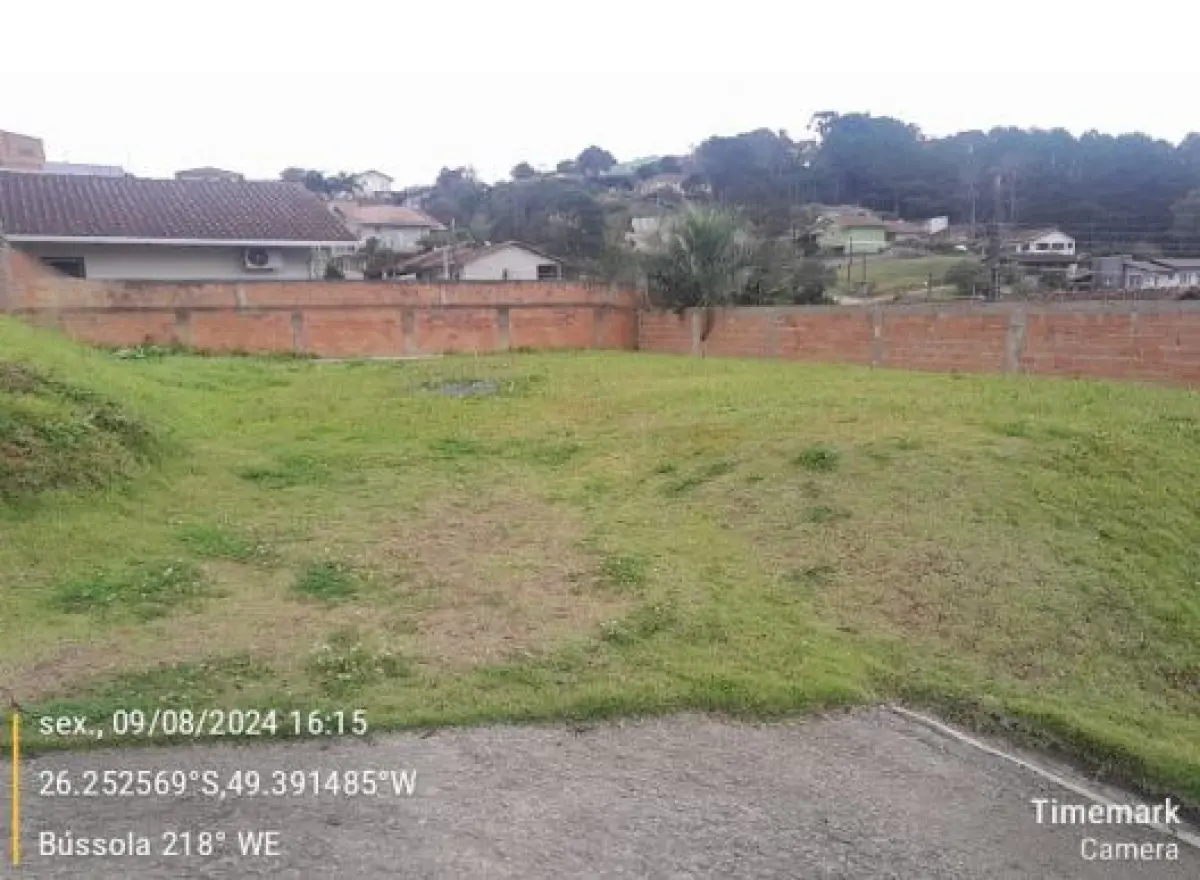 LOTE 0013 - Imóvel  904,450 m², localizado na Rua Martha Hock, 230, Bairro 25 de Julho, na cidade de São Bento do Sul - SC