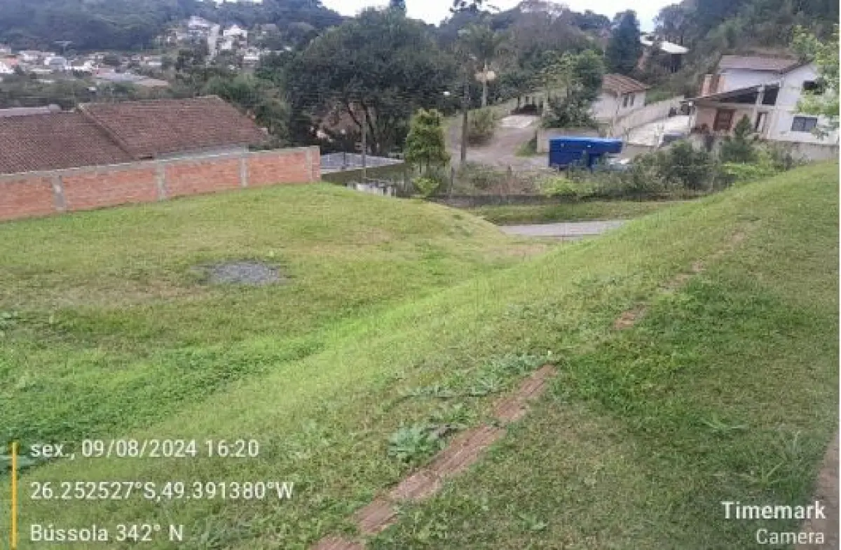 LOTE 0013 - Imóvel  904,450 m², localizado na Rua Martha Hock, 230, Bairro 25 de Julho, na cidade de São Bento do Sul - SC