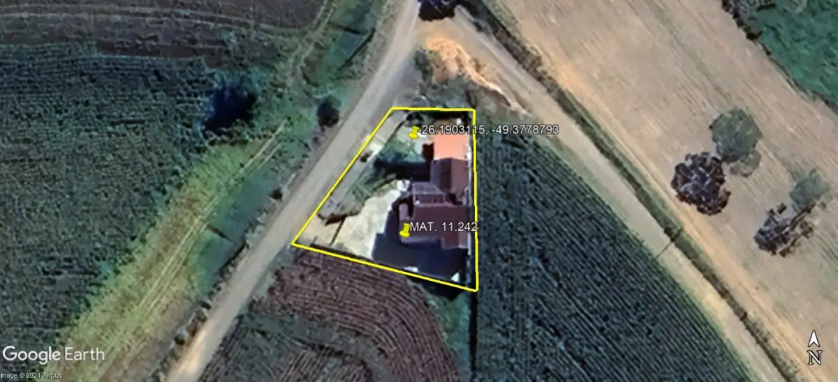 LOTE 0007 - casa na Estrada Boa Vista, 3071 - FRAGOSOS - CAMPO ALEGRE