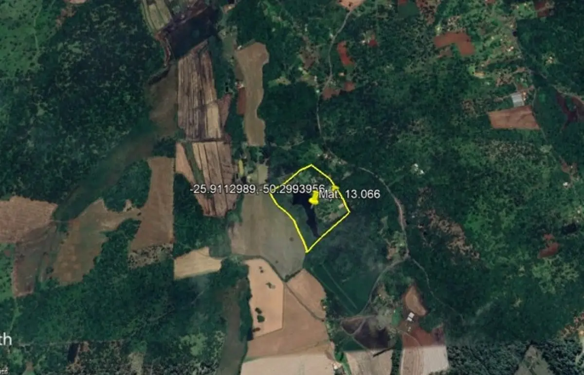 LOTE 001 - Terreno de  9,680000 ha, Localidade de Retiro, S/N, Vargem Grande, Zona Rural, em São Mateus do Sul/PR