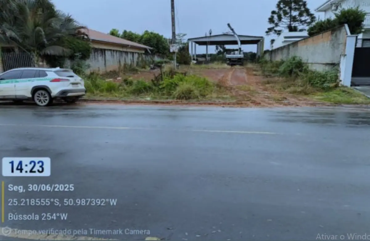 LOTE 0024 - Imóvel 911m², Rua Capitão João Alves David, S/N, Bairro Centro, na cidade de Prudentópolis - PR