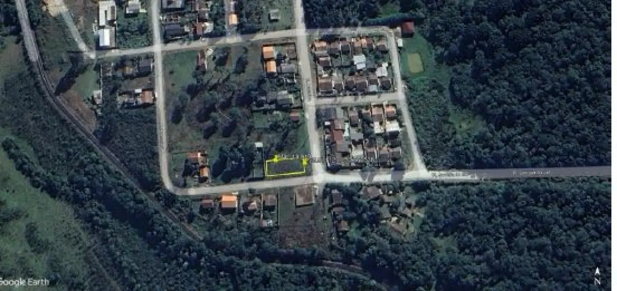 LOTE 004 - Terreno de 420,00 m², na Rua Jandaia do Sul esquina com Rua Londrina, S/N, Lagoa em Irati/PR