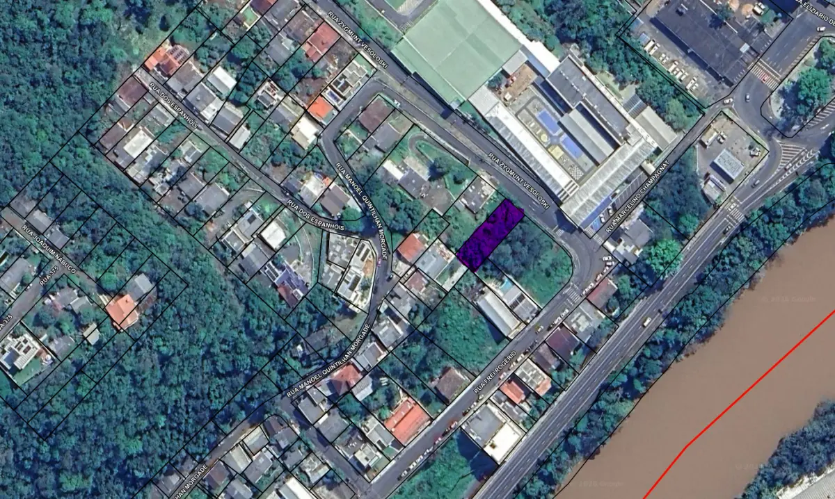 LOTE 001 - Terreno de 656m², Rua Manoel Quintilhan Morgade, Centro - Joaçaba/SC.