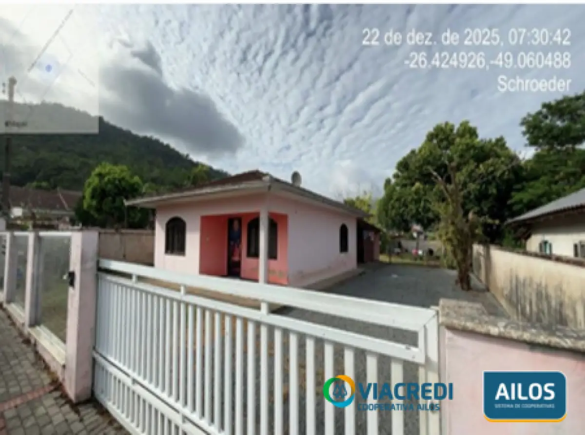 LOTE 001 - Casa na rua Expedicionário Osvaldo Kanzler, 164, Schroeder - SC.