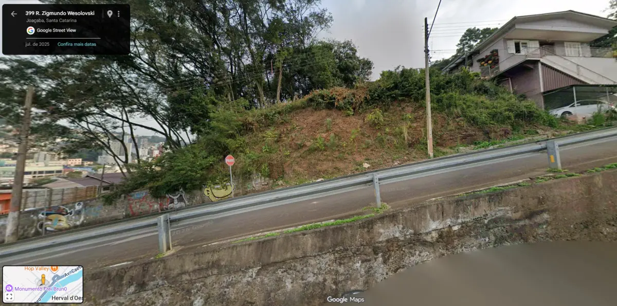 LOTE 001 - Terreno de 656m², Rua Manoel Quintilhan Morgade, Centro - Joaçaba/SC.