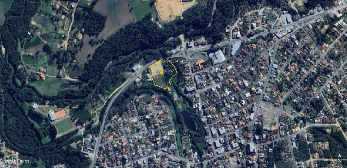 LOTE 002 - Terreno 15.582,69 m², na Rodovia BR-280, S/N, Bairro Bela Vista, em Rio Negrinho/ SC.