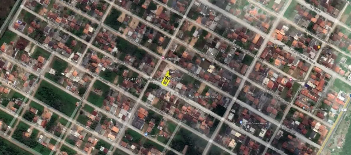 LOTE 007 - Terreno de 325m², Rua Tom Jobim, em Balneário Barra do Sul - SC