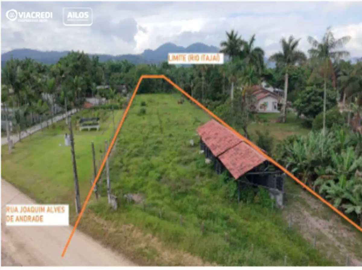 LOTE 001 - Terreno 2,904000 ha, localizado na Rua Joaquim Alves de Andrade, S/N, -, Poço Grande (Interior), em Gaspar/SC