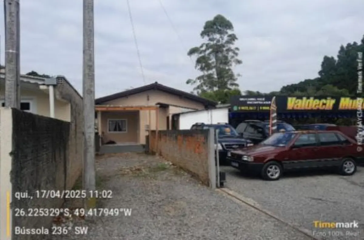 LOTE 003 - Imóvel Rua Willy Pruss, 47, Bairro Cruzeiro, na cidade de São Bento do Sul - SC
