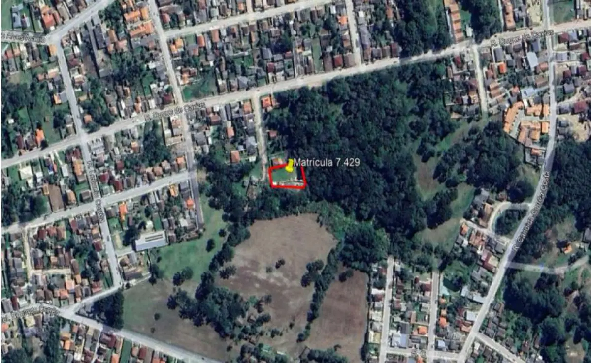 LOTE 002 - Terreno 1.500,000 m², localizado na Rua Hugo Simas, 129, Bairro Baixo da Lapa, na cidade de Lapa - PR