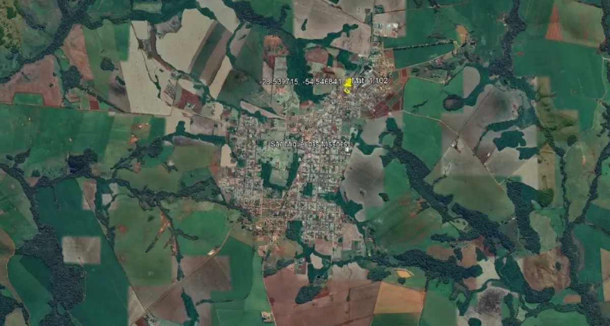 LOTE 001 - Terreno de 1.485,42 m², situado na rua Padre Cristóvão de Mendonça, S/Nº, São Miguel das Missões