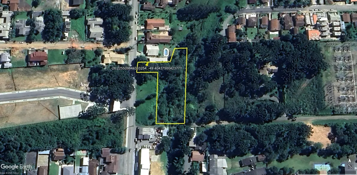 LOTE 006 - Terreno 3.718,95 m², localizado na Rua Pedro Robl, S/N, Coloquial, em São Bento do Sul / SC