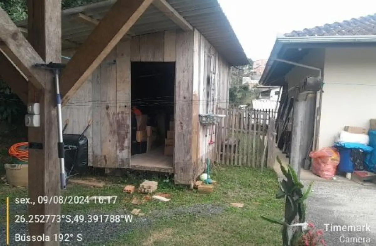 LOTE 008 - Casa na Rua Martha Hock, 230, Bairro 25 de Julho, na cidade de São Bento do Sul - SC