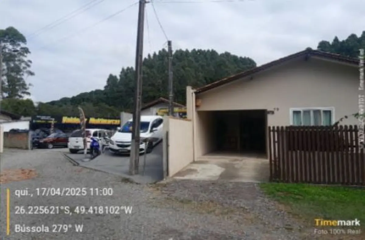 LOTE 003 - Imóvel Rua Willy Pruss, 47, Bairro Cruzeiro, na cidade de São Bento do Sul - SC