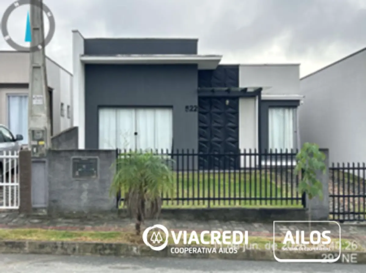 LOTE 001 - Casa 02, com área de 66m², Odilo Hobus, 522 - MuldeI, ndaial - SC