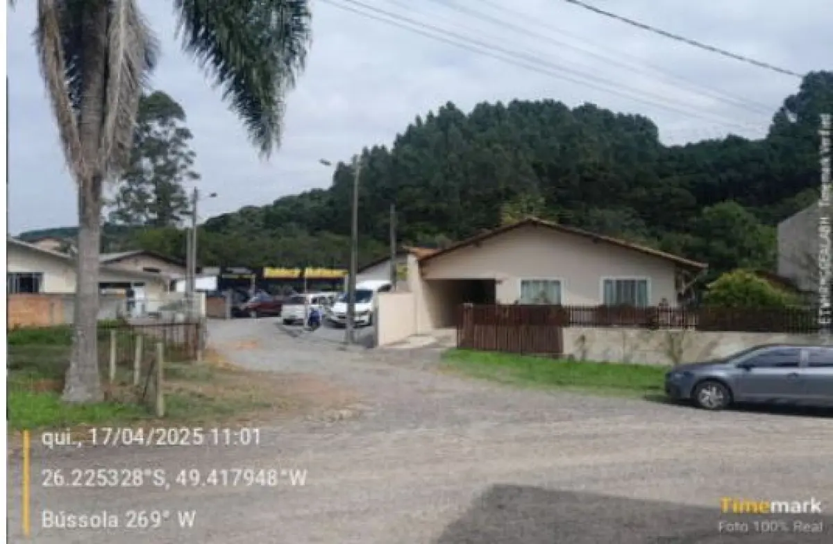 LOTE 003 - Imóvel Rua Willy Pruss, 47, Bairro Cruzeiro, na cidade de São Bento do Sul - SC