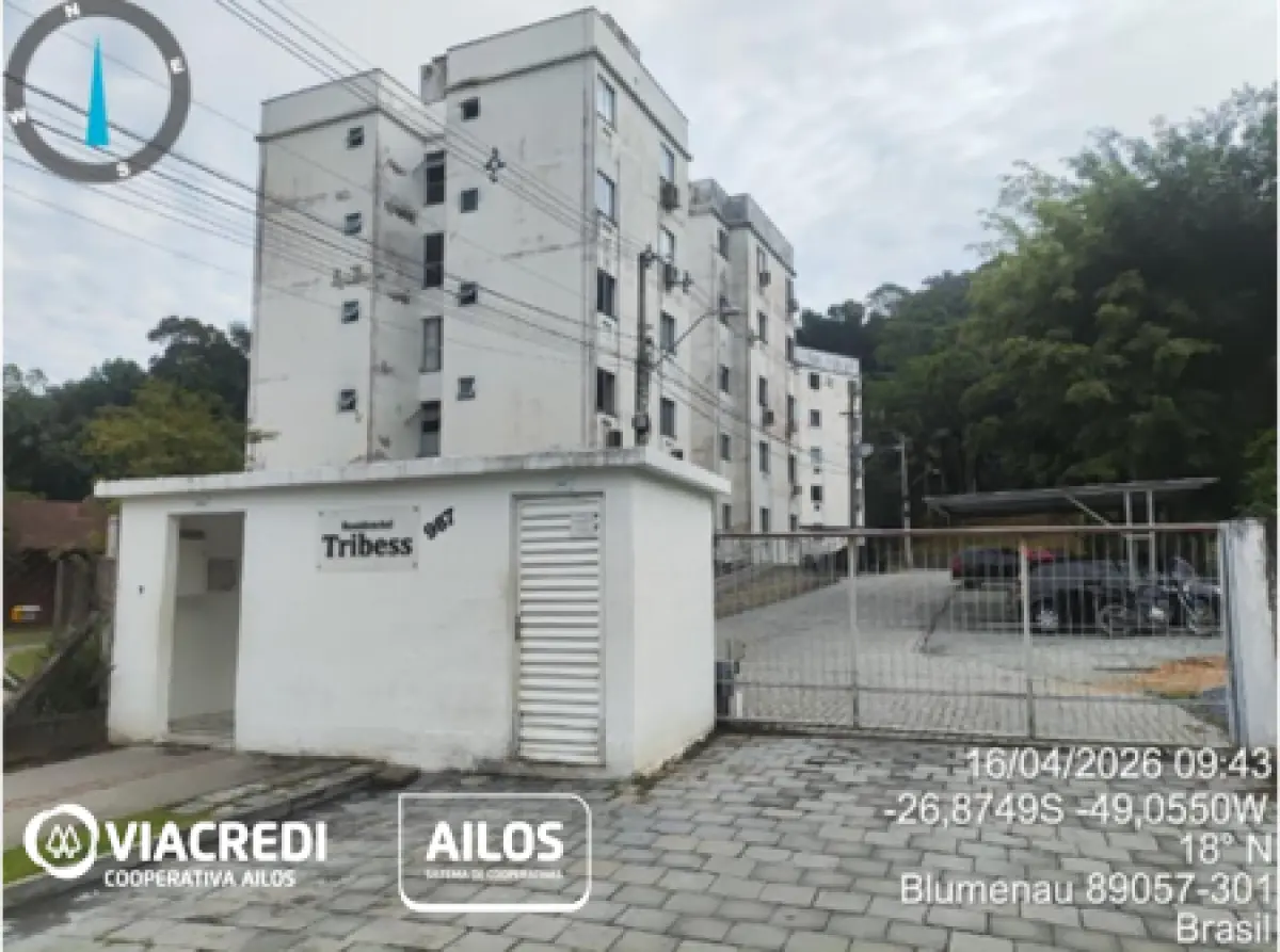 LOTE 001 - Apartamento de 58m², no do PARQUE RESIDENCIAL TRIBESS- Blumenau/SC