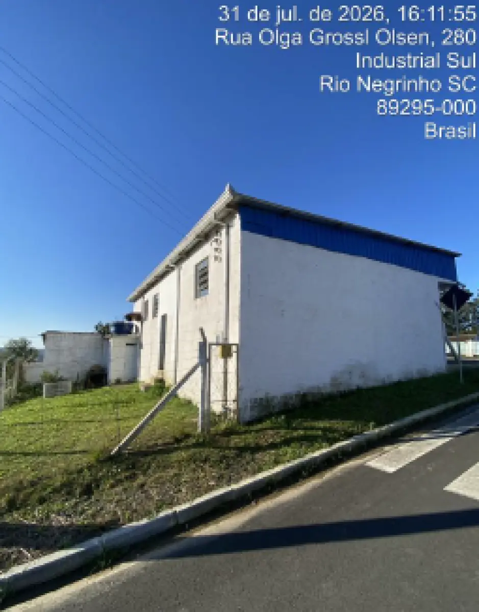 LOTE 001 - Galpão Rua Carlos Speicher, esquina com a Rua Olga, Vila Nova, Rio Negrinho/SC