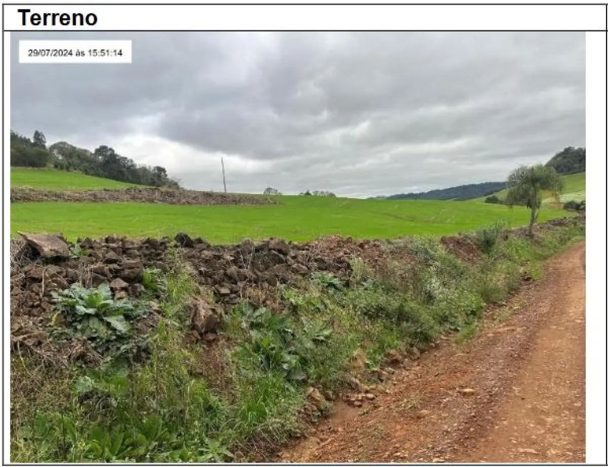 LOTE 001 - Terreno de 10,0000 ha, localizado na Linha 1, Lote Rural nº 49, Rio dos Índios (Interior), em Floriano Peixoto/RS