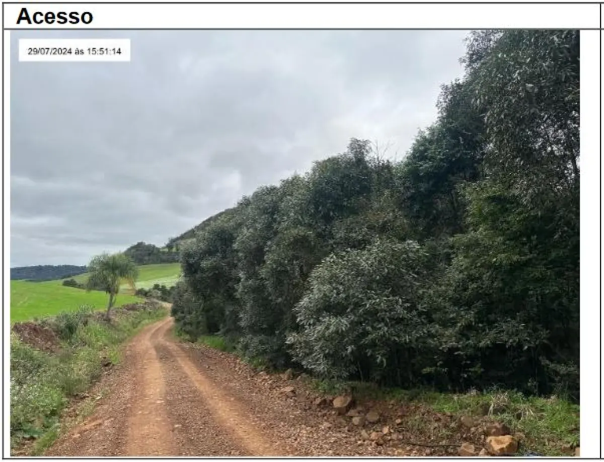 LOTE 001 - Terreno de 10,0000 ha, localizado na Linha 1, Lote Rural nº 49, Rio dos Índios (Interior), em Floriano Peixoto/RS