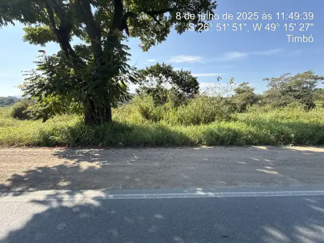 Leilão Viacredi- 2ª Praça- Imóvel 4.725m2 na Rua Blumenau, S/N, Araponguinhas, Timbó/SC.