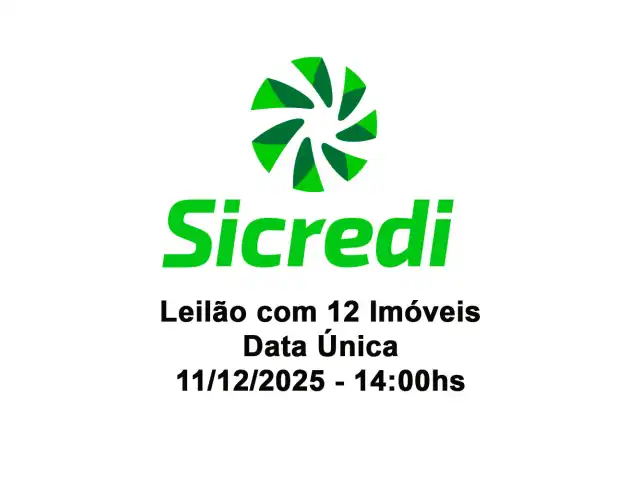 Leilão Sicredi- 12 Imóveis na Região Norte de Santa Catarina