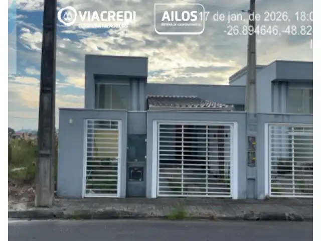Leilão Viacredi- 2ª Praça- Residencial Dona Maurina, situado à Rua Projetada G2, Pocinho, Ilhota/SC.