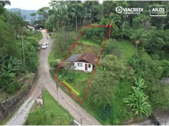 Leilão Viacredi-1ª Praça- Imóvel Rua Marília, 218, Glória, Blumenau/SC.