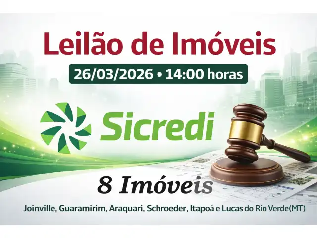 Leilão Imóveis na Região Norte de Santa Catarina