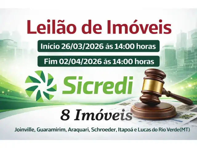 Leilão Imóveis na Região Norte de Santa Catarina