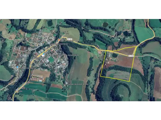 Leilão- Vara Única Quilombo- 1 ª praça- Parte do lote rural nº 10, da Fazenda Saudades, 210.000,00m², na cidade de Santiago do Sul/SC