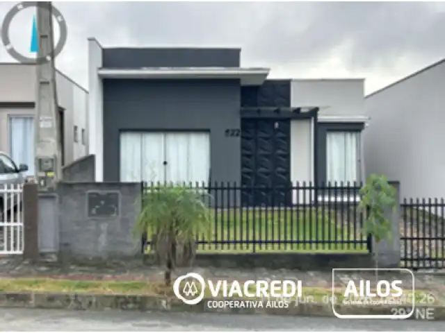 Leilão Viacredi- 2ª Praça- Casa 02, com área de 66m², Odilo Hobus, 522 - MuldeI, ndaial - SC