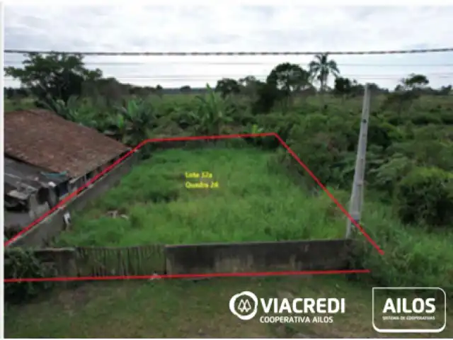 Leilão Viacredi- 1ª Praça- Terreno de 240m², Rua Albatroz, Barra do Itopocu, Araquari/SC