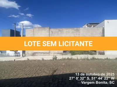 LOTE 001 - Imóvel 300,00 m², na Rua dos Crisantemos, S/Nº, Lote Nº06 da quadra C – Loteamento Bela Vista I, Bairro Centro, em Vargem Bonita/SC