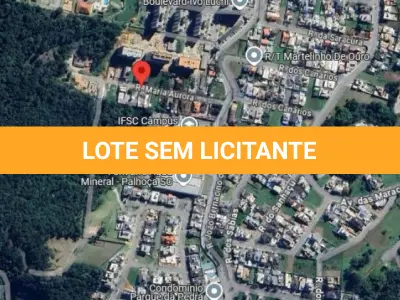 LOTE 001 - Imóvel na Rua Maria Aurora, nº 25 , Bairro Pedra Branca - Município de Palhoça – SC