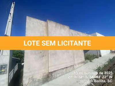 LOTE 001 - Imóvel 300,00 m², na Rua dos Crisantemos, S/Nº, Lote Nº06 da quadra C – Loteamento Bela Vista I, Bairro Centro, em Vargem Bonita/SC