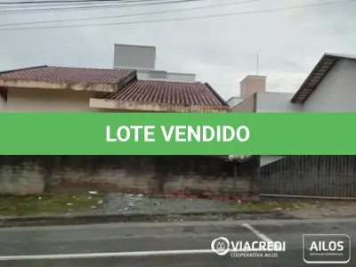 LOTE 001 - Imóvel na Rua Varsóvia, n° 183, lote 121, Loteamento Tapajós, bairro Tapajós, Indaial/SC.