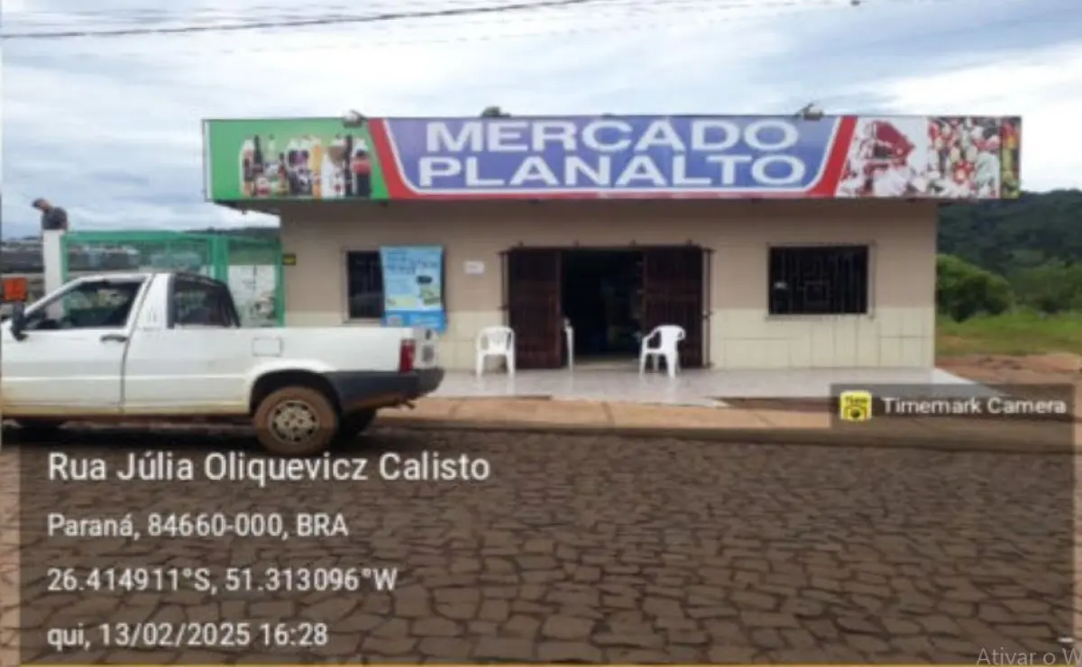 LOTE 001 - Imóvel comercial na Rua Julia Olinquevicz Calisto, 205, Bairro Planalto, na cidade de General Carneiro - PR