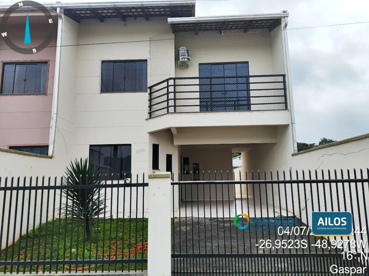 LOTE 001 - Sobrado 02- de Residencial Zucki,  rua Eugenio Marchi, nº 221, no bairro Santa Terezinha,  Gaspar/SC.