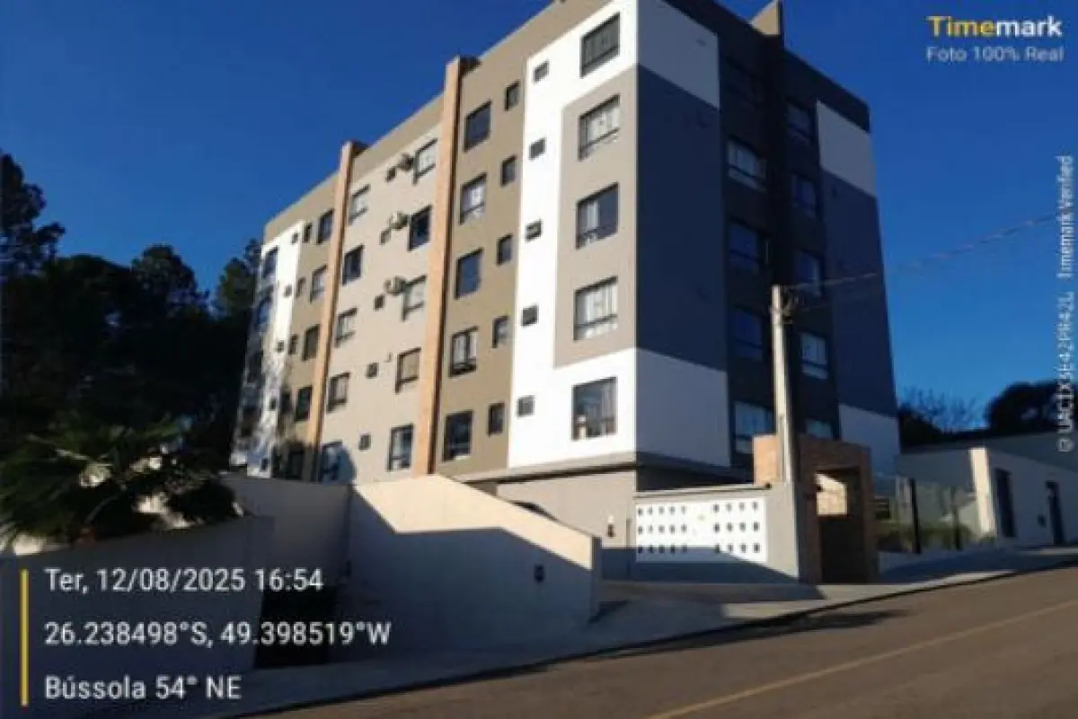 LOTE 001 - Apartamento nº 203, Residencial Freedom, Rua Jorge Bayerl, nº 530, bairro Rio Negro, na cidade de São Bento do Sul