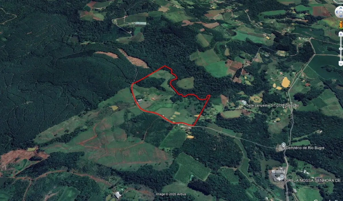 LOTE 001 - Terreno rural 186.855m², LINHA RIO BUGRE, 0, INTERIOR, Caçador/SC - 89500000