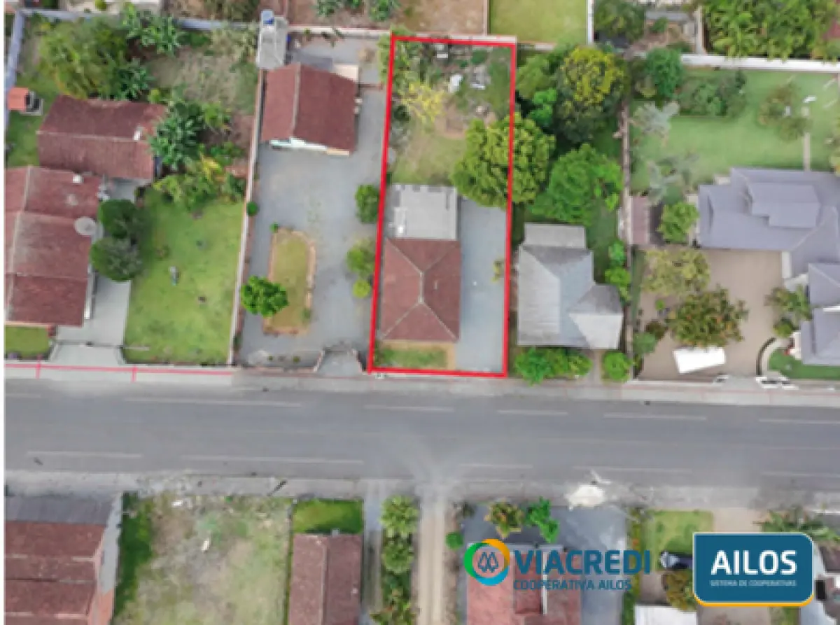 LOTE 001 - Casa na rua Expedicionário Osvaldo Kanzler, 164, Schroeder - SC.