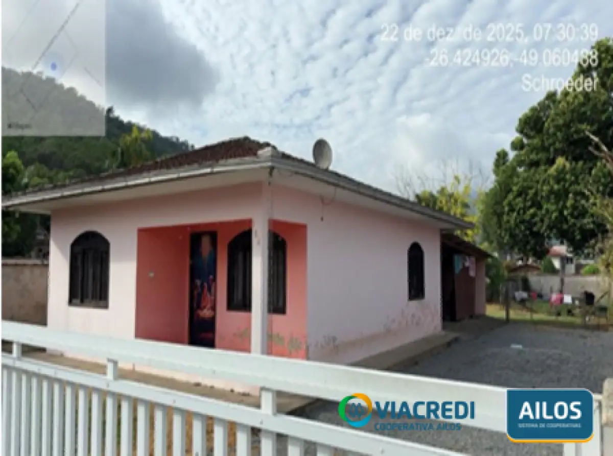 LOTE 001 - Casa na rua Expedicionário Osvaldo Kanzler, 164, Schroeder - SC.