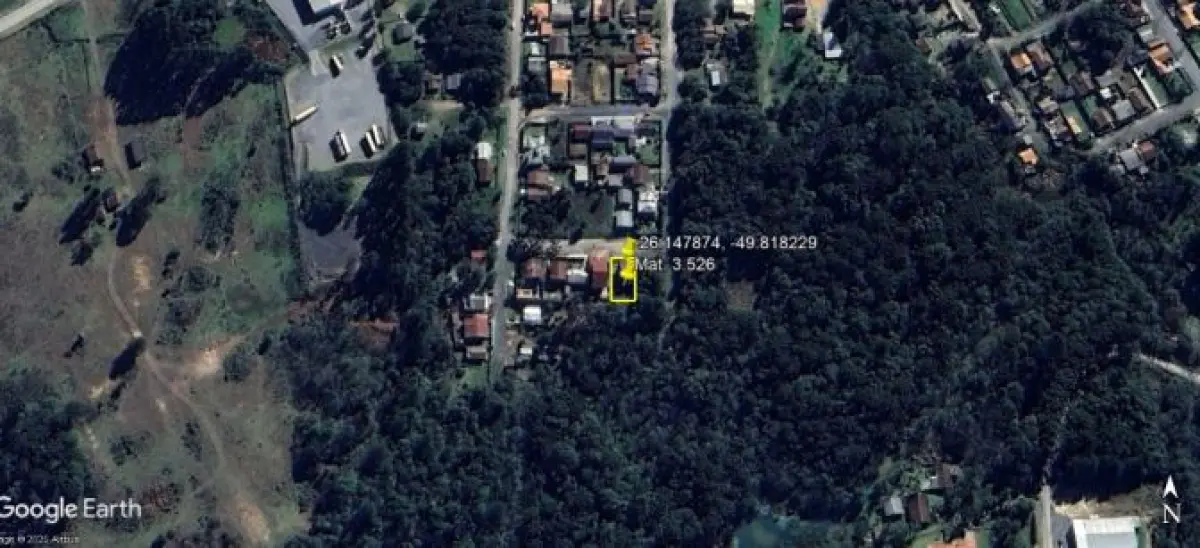 LOTE 001 - Imóvel de 244m², na Rua Pioneiro Adolfo Endler, nº 451, no bairro Faxinal, na cidade de Mafra/SC