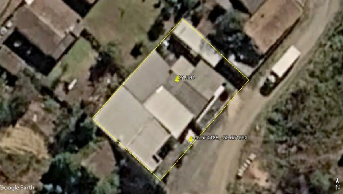 LOTE 001 - Imóvel de 521,00 m², Rua São José, nº 240, Riozinho em Irati/PR