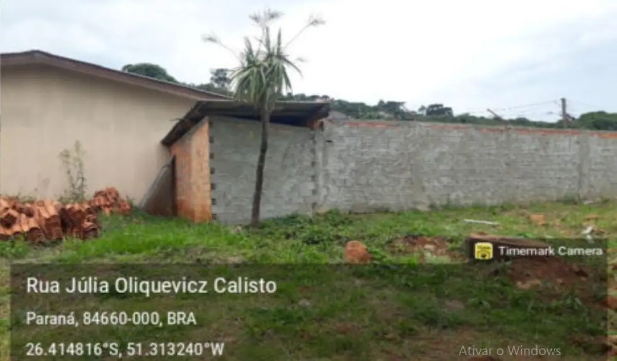 LOTE 007 - Imóvel comercial Rua Julia Olinquevicz Calisto, nº 205, Planalto, General Carneiro- PR.