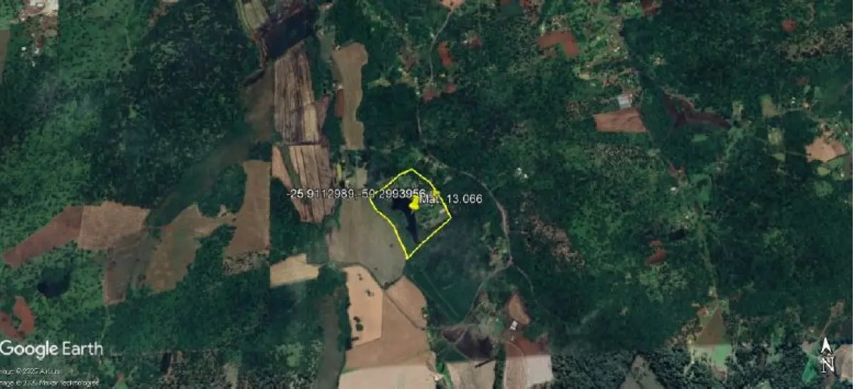 LOTE 013 - Terreno de 9,68 ha onde atua um parque aquático, Localidade de Retiro, S/N, Vargem Grande, em São Mateus do Sul/PR